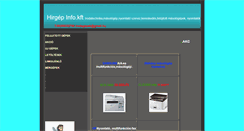 Desktop Screenshot of irodagepek.hu