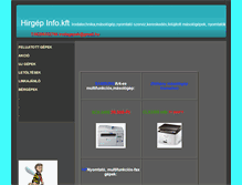 Tablet Screenshot of irodagepek.hu